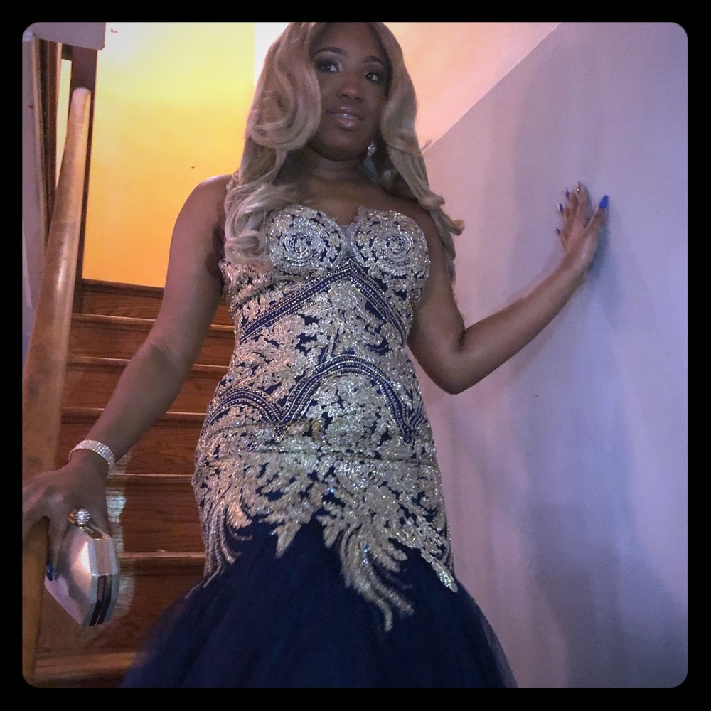 VAL STEFANI PROM 3069RX navy/gold
